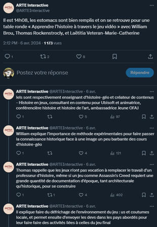 Livetweet de conférences en évènement spécialisé jeu vidéo